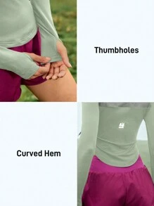 In My Nature Damska koszulka typu T-shirt z okrągłym dekoltem i rękawami typu raglan, przeznaczona do użytku na zewnątrz