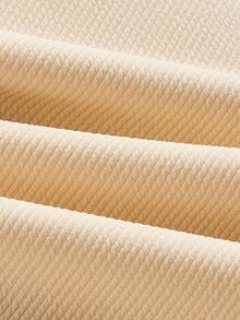 Slaydiva 3 件套女士休闲短裤和长裤套装 - 杏色 - 查看 6