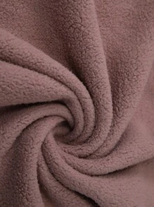 SHEIN LUNE Plus Size Solid Color Patchwork Long Sleeve Simple Jacket, Casual Everyday Wear - Multicolor - View 9