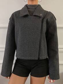 Livesso 秋季新款宽松休闲女式风衣外套