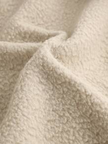 SHEIN Leap Crew 2pcs/Set Tween Girls' Casual Hoodie And Drawstring Sweatpants - Apricot - View 6