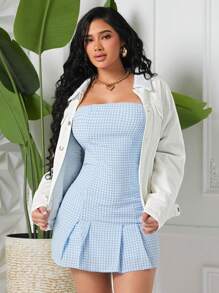 SHEIN SXY 女士牛仔夹克和外套 加厚牛仔布 - 白色 - 查看 2