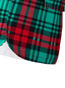 SHEIN 2pcs Set Tween Boy Gentlemen Outfit - Rhinestone Splice Long Sleeve Lapel Jacket And Trousers, Elegant Formal Set For Birthday Party, Wedding, Christmas, Halloween, Graduation - Black - View 5