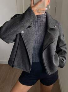 Livesso 秋季新款宽松休闲女式风衣外套