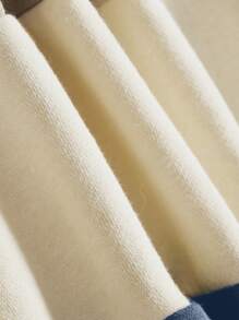 Cozy Pixies 2 pezzi Set di felpe girocollo per neonato con stampa di animali dei cartoni animati e colori a contrasto