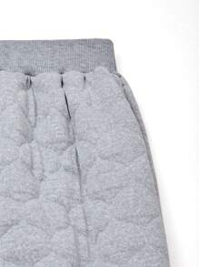 2 peças/conjunto de moletom com capuz e calças de moletom para meninas adolescentes, tecido texturizado, conjunto de roupa da moda, outono