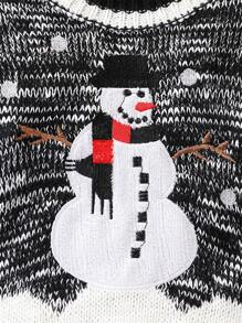 Baby Boys Sweater Set - Christmas Novelty, Adorable Snowman Design, Cozy Thick Knit, Soft And Warm, Protects Baby's Delicate Skin, Showcases Cute Charm, Suitable For Home, Travel, Christmas Party And More