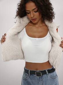 Forever 21 Quần áo Halloween Vest Quần áo mùa thu và mùa đông Áo bí ngô - trái cam - Xem 9