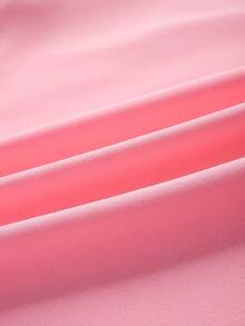 Slogan Graphic Drop Shoulder Sweatshirt - Pink - View 7