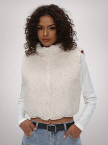 Forever 21 Quần áo Halloween Vest Quần áo mùa thu và mùa đông Áo bí ngô - trái cam - Xem 1