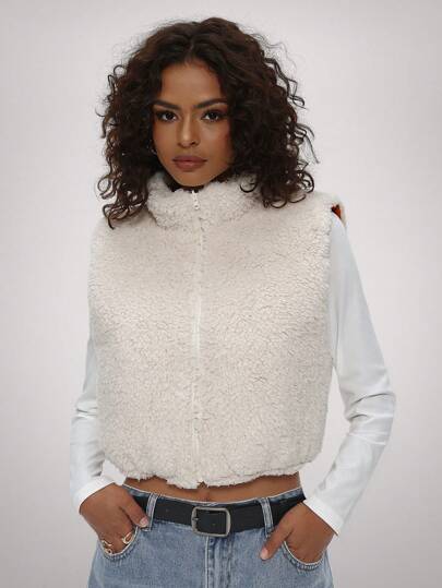 Forever 21 Quần áo Halloween Vest Quần áo mùa thu và mùa đông Áo bí ngô