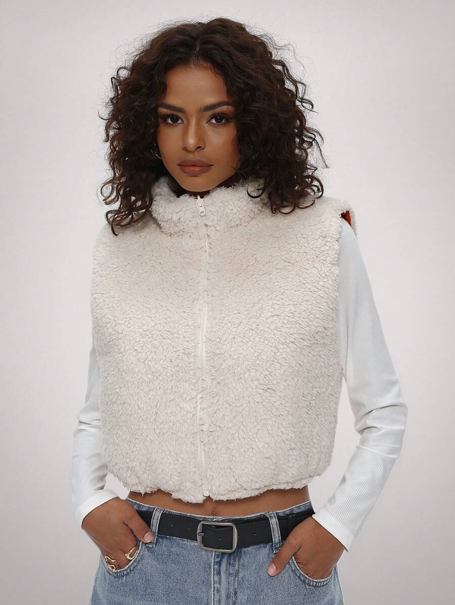 Forever 21 Quần áo Halloween Vest Quần áo mùa thu và mùa đông Áo bí ngô - trái cam - Xem 1