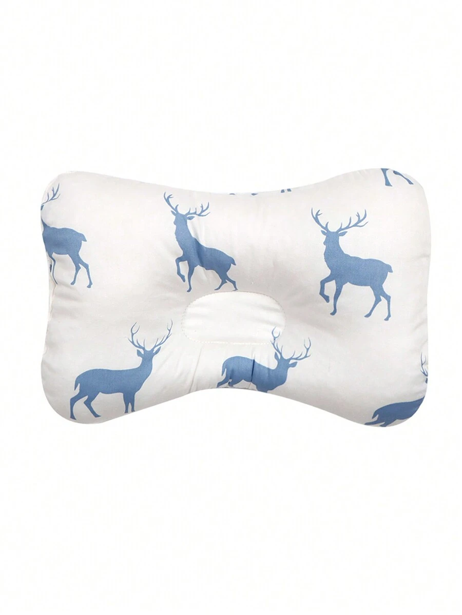 1 chiếc gối trẻ em mềm mại và thoải mái có thể đảo ngược - trắng - Xem 1