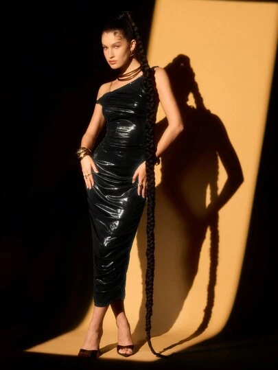 Lumalex 秋冬感恩节服装新年感恩节狂欢节服装正式舞会新年前夜服装音乐会 Pparty BanquetHallMaxi Nye 女士性感派对礼服秋冬涂层