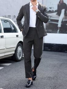 Manfinity Mode Men Suits,Gifts For Boyfriend - Black - View 6