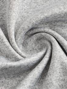 SHEIN ChillGRL 2pcs/Set Teen Girls Plain Round Neck Long Sleeve T-Shirt And Flare Pants Casual Outfit - Multicolor - View 13