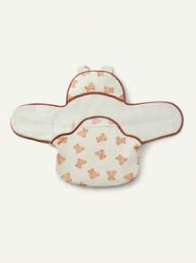 1件装 Cozy Pixies 柔软保暖加厚小熊印花襁褓睡袋 - 彩色 - 查看 4