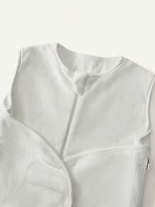 1 件新生儿柔软亲肤防惊吓双层睡袋爱心情人节