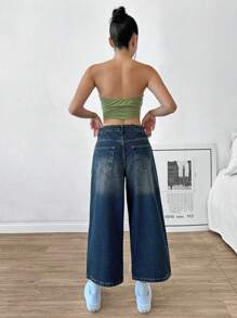 RueChic Y2K VINTAGE LOW RISE BERMUDA JEANS