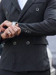 Manfinity Mode Men Suits,Gifts For Boyfriend - Black - View 5