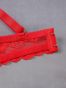 SHEIN 2pcs Romantic Lace Uplift & Enhance Bralette Set To Prevent Sagging & Lift Small Bust Lingerie