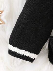 Baby Boys Sweater Set - Christmas Novelty, Adorable Snowman Design, Cozy Thick Knit, Soft And Warm, Protects Baby's Delicate Skin, Showcases Cute Charm, Suitable For Home, Travel, Christmas Party And More