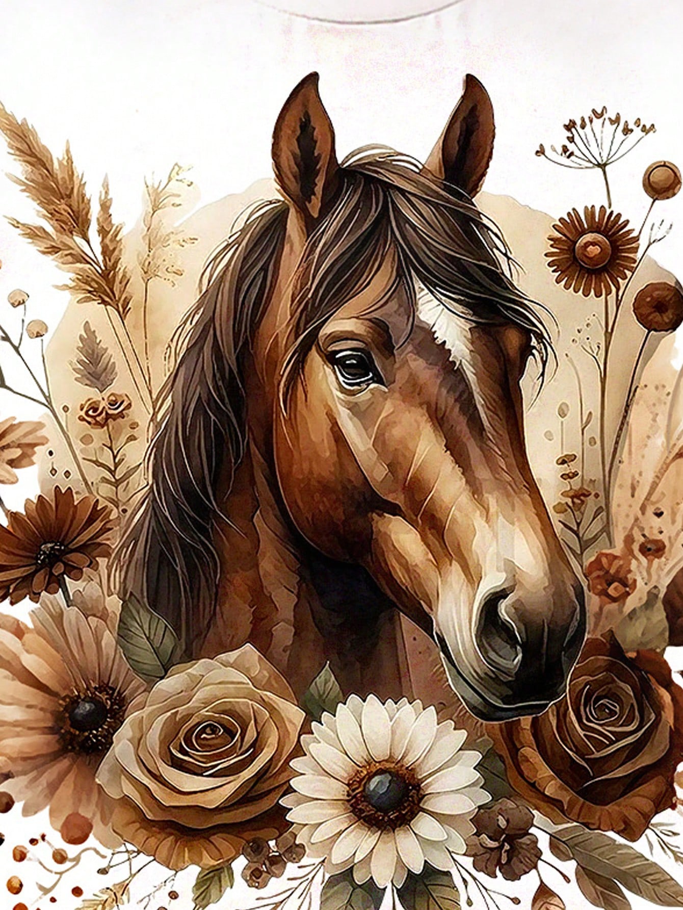 SHEIN Leap Crew تي شيرت قصير الأكمام بطاقم رقبة لل...