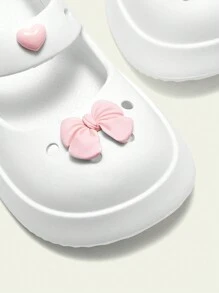 Cuccoo Giày sandal hở mũi hình bướm Mary Jane dễ thương cho nữ ngày lễ năm mới ngày lễ tình nhân - trắng - Xem 7