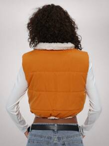 Forever 21 Quần áo Halloween Vest Quần áo mùa thu và mùa đông Áo bí ngô - trái cam - Xem 7