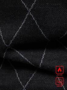 Manfinity Mode Men's Lightweight Half-Zip Knitted Sweater, Long Sleeve Pullover, For Fall Winter