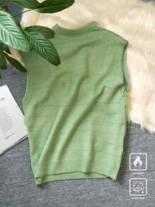 Claim Dot Herren große Größen, lässiger Cartoon Muster Strickpullunder, Herbst