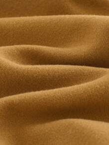 Cozy Pixies Baby Boy Casual Versatile Letter Print Contrast Color Hooded Baseball Jacket, Fall Clothes - Khaki - View 7