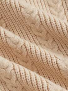 SHEIN MOD Cardigan long en tricot kaki rétro, pull tricoté rétro, pull ample, pull casual, pull style nomade, pull automne et hiver, tenues de cowgirl pour femmes