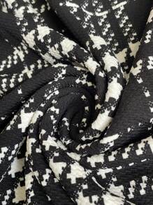 SHEIN EZwear Plus Size Loose Long Plaid Print Tank Top + Shirt Dress 2pcs Set