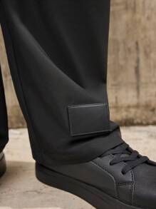 Forever 21 Men's Balloon Pleated Baggy Track Pants In Black - Black - View 5