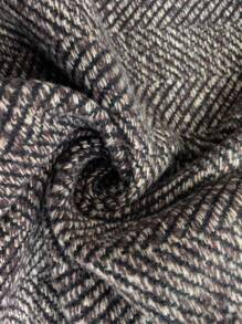 SHEIN LUNE 大码拼色翻领休闲西装外套，秋冬 - 彩色 - 查看 7