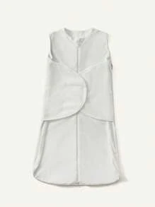 1 件新生儿柔软亲肤防惊吓双层睡袋爱心情人节