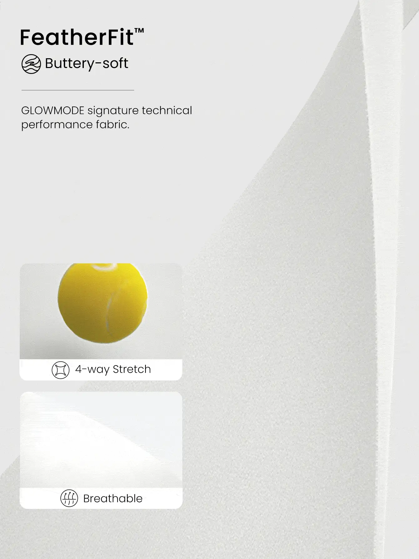 GLOWMODE FeatherFit™ Routine Round Neck Racerback Tank Light Support Low Impact Yoga Studio Gym Daily Fall Winter