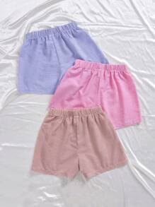 女式弹力腰条纹家居睡裤 - 彩色 - 查看 2