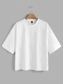 GENTILAND Áo thun nam tay ngắn in hình phong cảnh giản dị - trắng - Xem 2