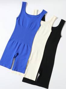 3pcs Women Seamless Body Shaper Full Body Waist Trainer - Multicolor - View 2