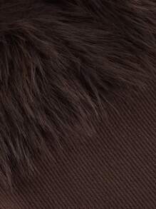SHEIN MOD 1 pieza Vestido de punto de cola de pez con hombros descubiertos de pelo de camello, vestidos de suéter para mujeres, vestido de mujer para Año Nuevo, vestido de baile de disfraces, vestidos marrones para mujer, atuendo de mujer para concierto, atuendo de mujer para festival