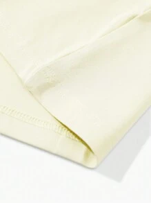 GENIUS ODE Men's Basic Solid Color Short Sleeve T-Shirt, Summer