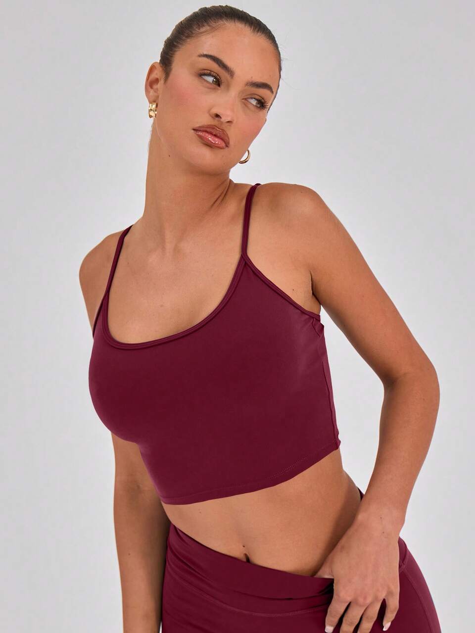Active Red High Waisted Sculpt Flare S Leggings Only
