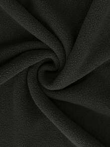 SHEIN 孕妇优雅纯色圆领长袖连衣裙，修身款式，秋季