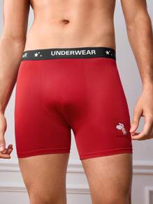 6pcs/Pack Men's Puppy Print Boxer Briefs - Multicolor - View 3