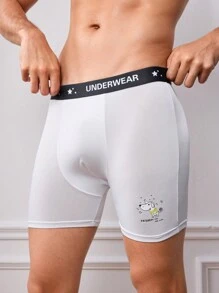 6pcs/Pack Men's Puppy Print Boxer Briefs - Multicolor - View 4