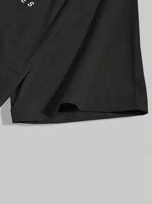 Manfinity Roghcode 男式字母印花休闲圆领短袖 T 恤洛杉矶衬衫多件装上衣 - 彩色 - 查看 10