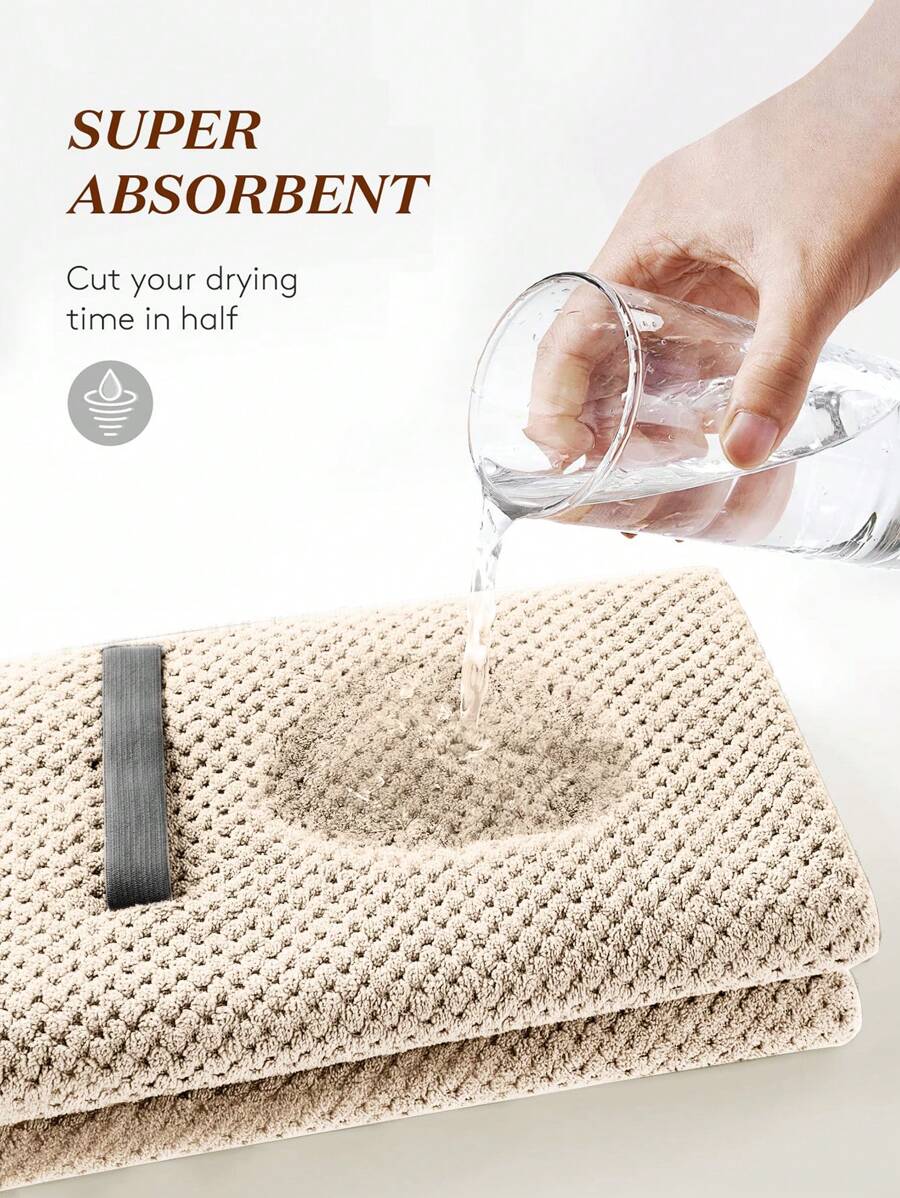 1 Pc Microfiber Hair Towel Wrap For Women, Microfiber Hair Turban For