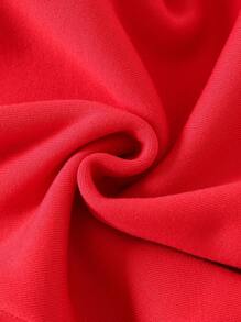 Áo nỉ cổ tròn in hình ông già Noel và tuần lộc cho bé trai - Đỏ - Xem 3